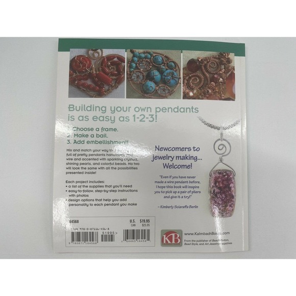 Build Your Own Wire Pendants Paperback Kimberly Sciaraffa Berlin - Picture 4 of 10